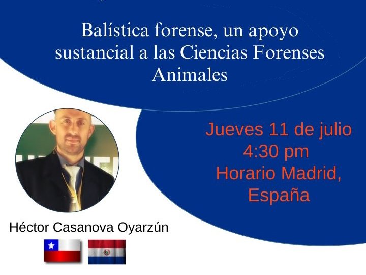 Webinar Internacional gratuito como antesala al II International Virtual Meeting in Animal Forensic Sciences