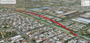 Reconstrucción de trayectoria balística a larga distancia en análisis pericial forense