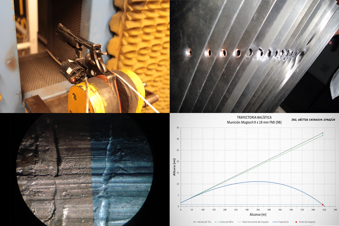 Servicios periciales en balística