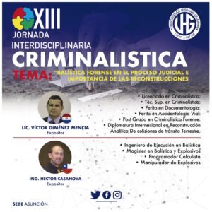 Afiche XIII Jornada Interdisciplinaria de la Universidad Hispano Guaraní