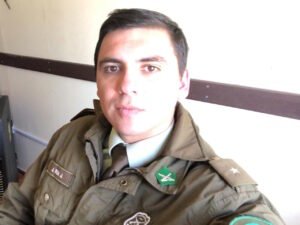Teniente de Carabineros Jonathan Roa Jara, autor del testimonio sobre caso de uso de arma de fuego